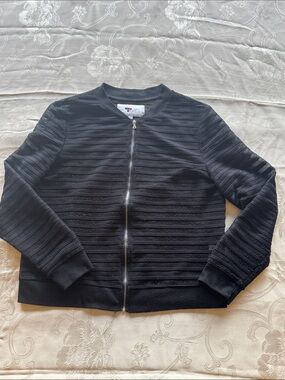 Temt Black Bomber Jacket L